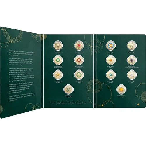 35th ANNIVERSARY OF THE 2 DOLLAR COIN 2023 $2 FOURTEEN-COIN COLLECTION