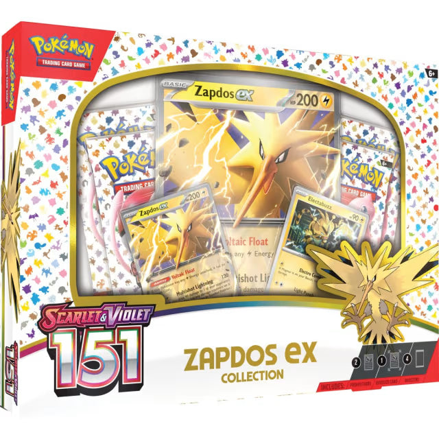 POKEMON TCG: SCARLET & VIOLET - 151 ZAPDOS EX COLLECTION