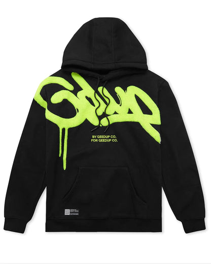 GEEDUP HANDSTYLE HOODIE HYPER YELLOW