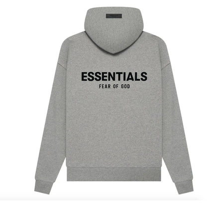 FEAR OF GOD ESSENTIALS RELAXED HOODIE (SS22) DARK OATMEAL