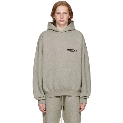 FEAR OF GOD ESSENTIALS RELAXED HOODIE (SS22) DARK OATMEAL