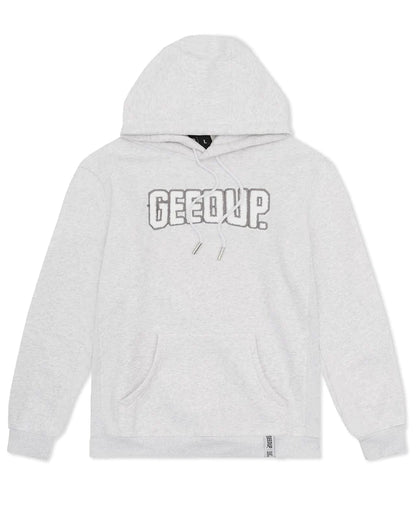 GEEDUP PLAY FOR KEEPS HOODIE WHITE / GREY