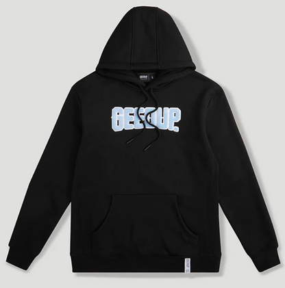 GEEDUP PLAY FOR KEEPS HOODIE BLACK/BABY BLUE