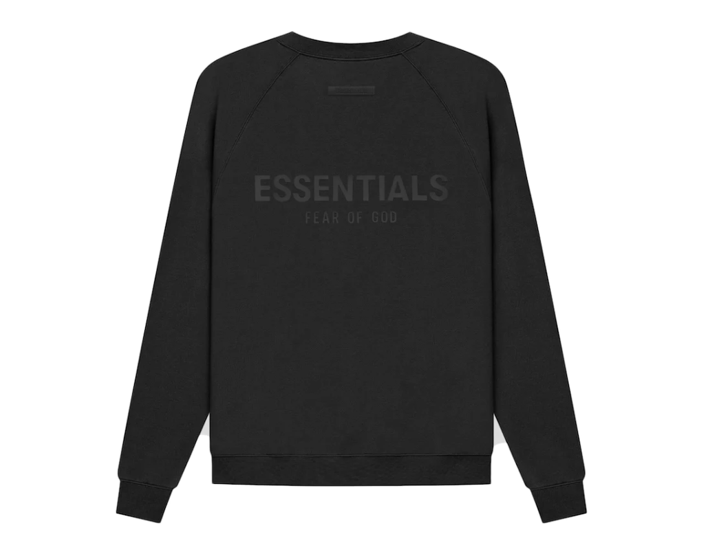 FEAR OF GOD ESSENTIALS CREW NECK BLACK