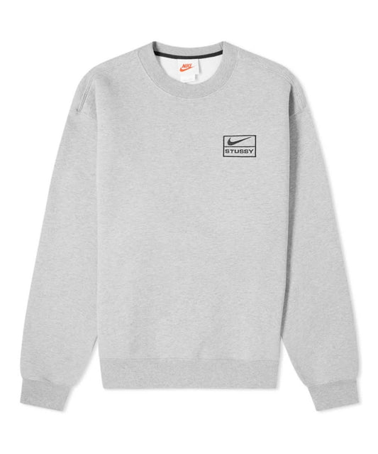 NIKE x STUSSY CREW NECK GREY (SS23)