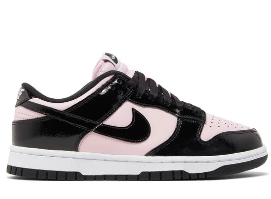 NIKE DUNK LOW PINK FOAM PATENT BLACK (W)