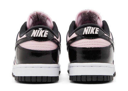 NIKE DUNK LOW PINK FOAM PATENT BLACK (W)