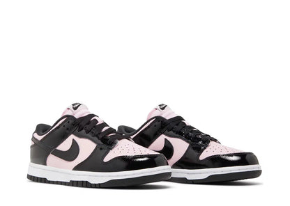 NIKE DUNK LOW PINK FOAM PATENT BLACK (W)