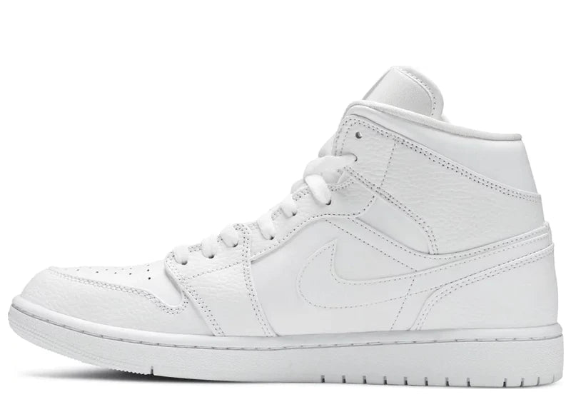 JORDAN 1 MID TRIPLE WHITE 2.0 (2020)