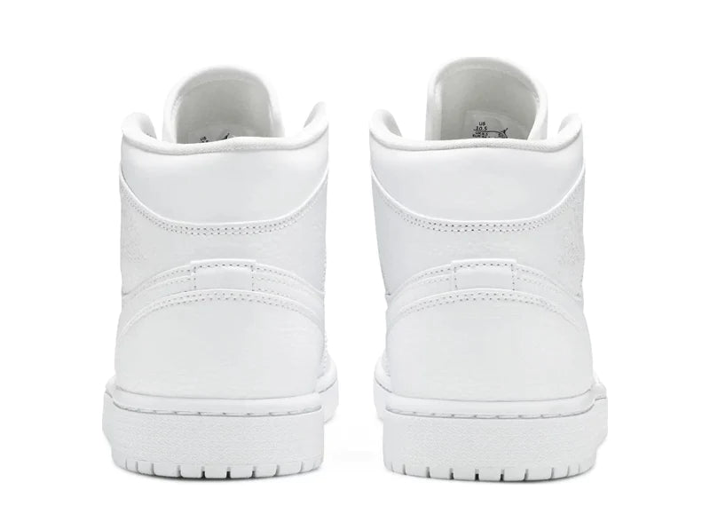 JORDAN 1 MID TRIPLE WHITE 2.0 (2020)