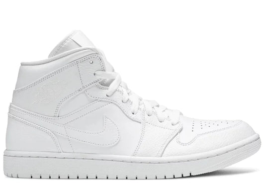 JORDAN 1 MID TRIPLE WHITE 2.0 (2020)