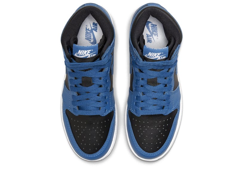 JORDAN 1 RETRO HIGH OG DARK MARINA BLUE (GS)