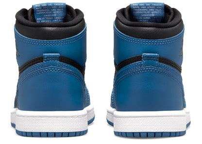 JORDAN 1 RETRO HIGH OG DARK MARINA BLUE (GS)
