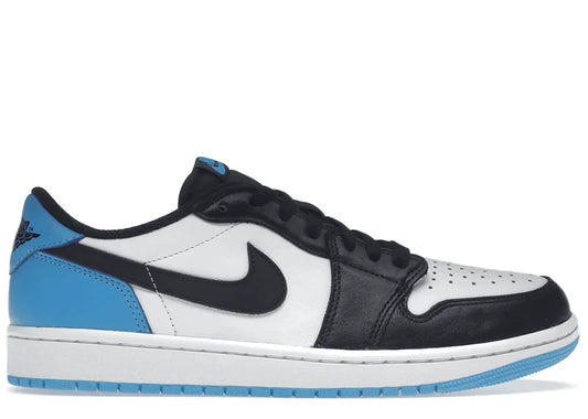 JORDAN 1 RETRO LOW OG BLACK DARK POWDER BLUE