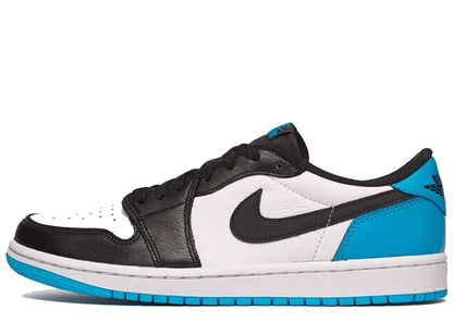 JORDAN 1 RETRO LOW OG BLACK DARK POWDER BLUE