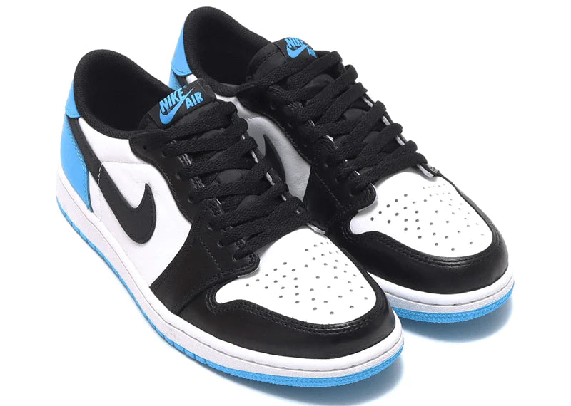 JORDAN 1 RETRO LOW OG BLACK DARK POWDER BLUE