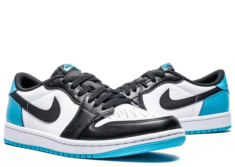 JORDAN 1 RETRO LOW OG BLACK DARK POWDER BLUE